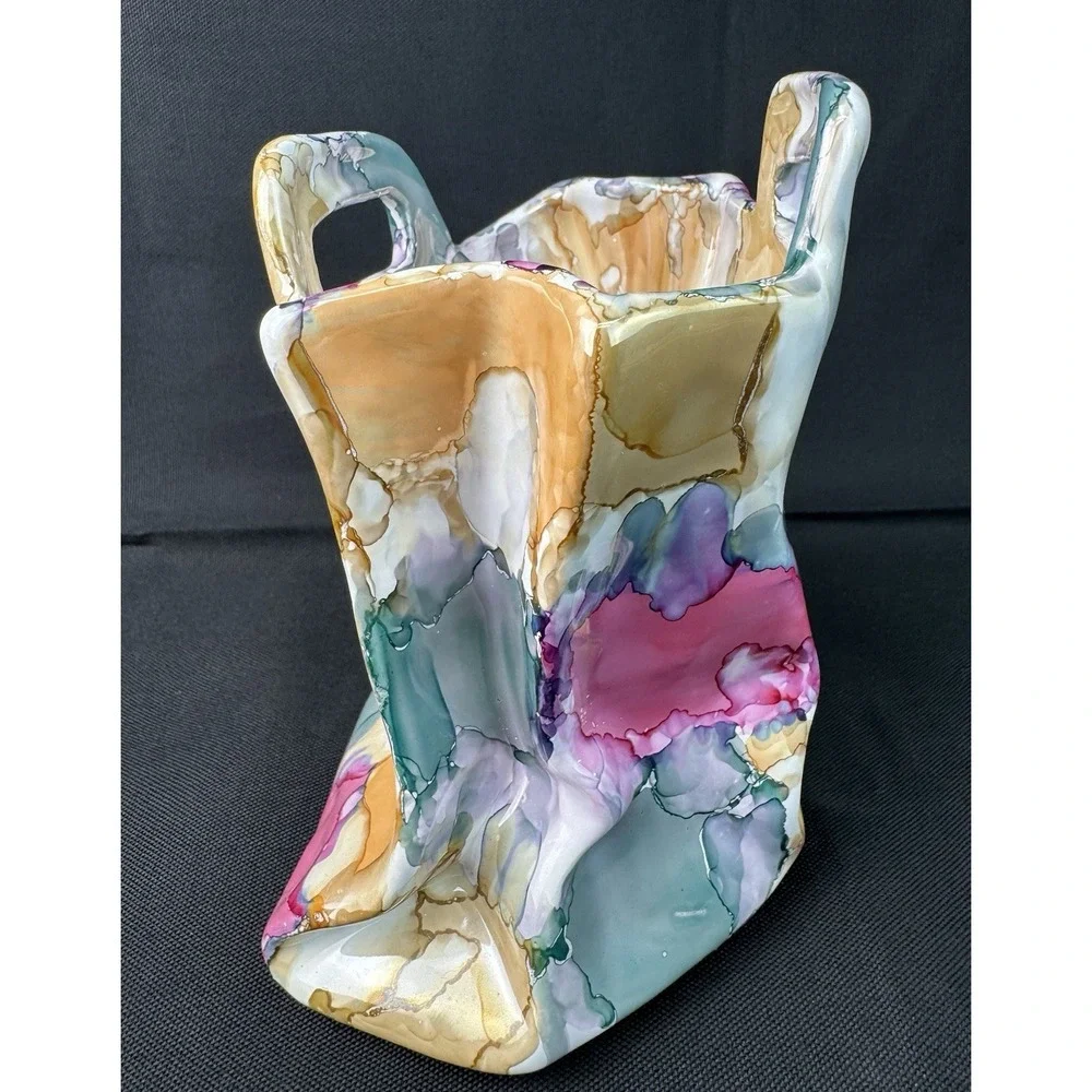 Narareu By Artistica Ceramic Multi Colored Shopping Bag 6